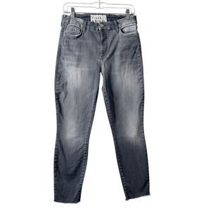 Frank & Eileen Sligo Skinny Crop Jeans Gray Italian Power Denim Womens 29